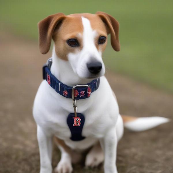 Red Sox Dog Collar - Martingale