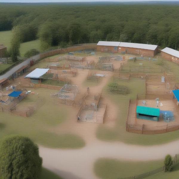 Overview of a Rescue Dog Village