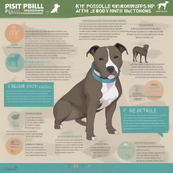 Infographic about responsible pitbull ownership