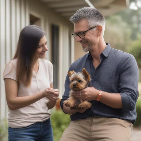 Meeting a responsible Teacup Yorkie breeder