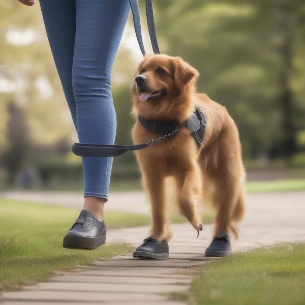 Rocket Dog wedge heels worn while dog walking