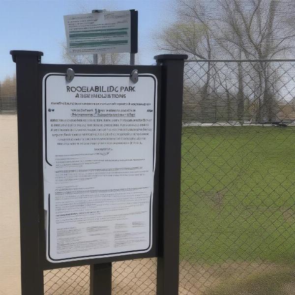 Roseville Dog Park Rules and Regulations