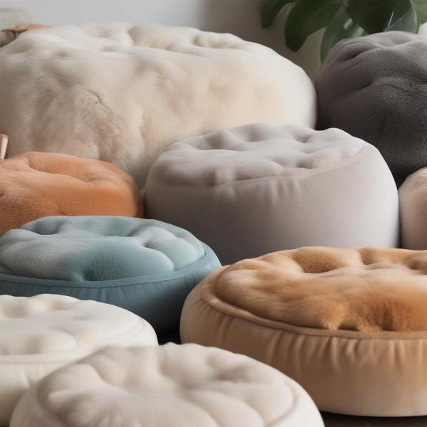 Different Materials for Round Dog Beds