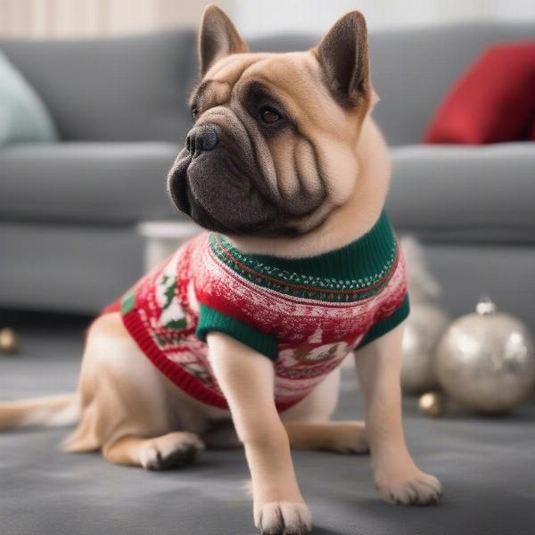 Safe and Comfortable Christmas Dog Outfits