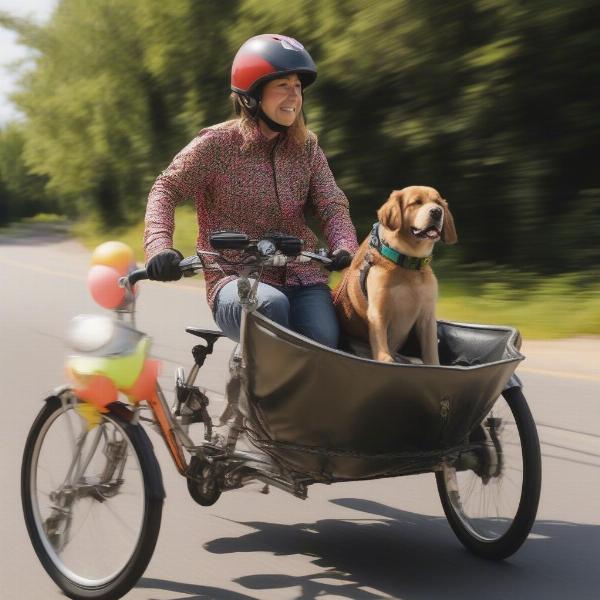 Safe Cycling with a Dog Sidecar