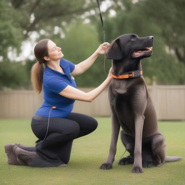 Safe Electric Collar Use on a Big Dog