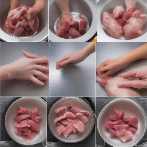 Safely Preparing Raw Chicken Hearts for Dogs