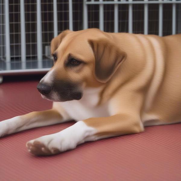 Rubber flooring for dog kennel