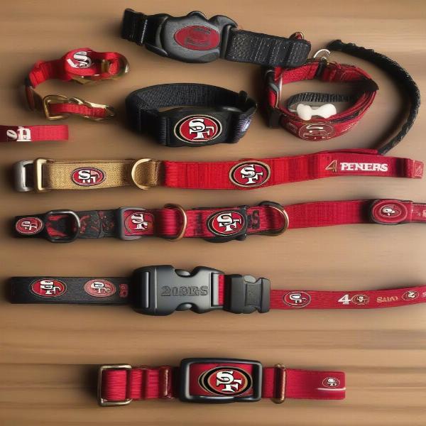 San Francisco 49ers Dog Collar Types