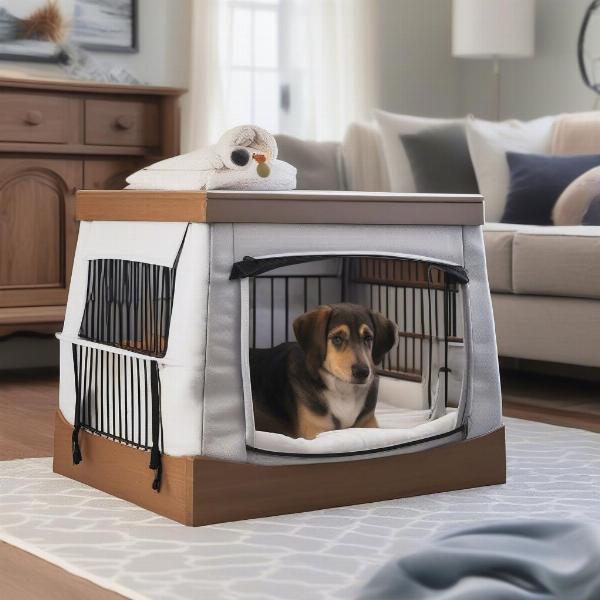 Setting up a Dog Crate