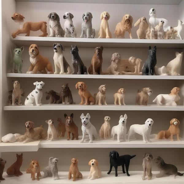 Displaying a Schleich Dog Collection