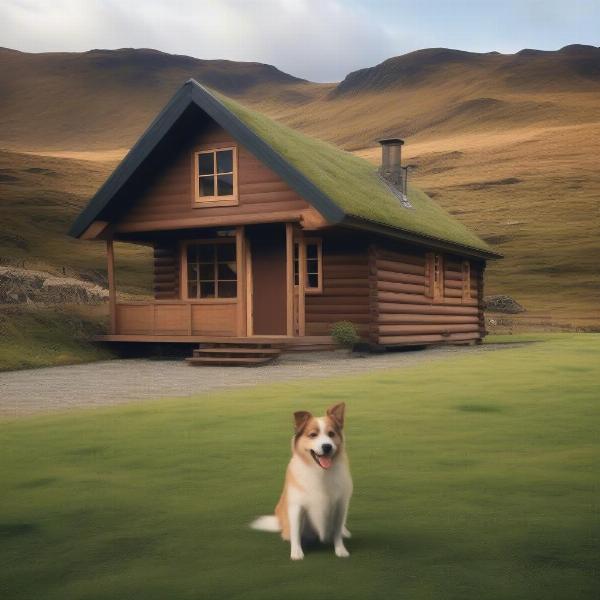 Dog-friendly lodge nestled in the Scottish Highlands