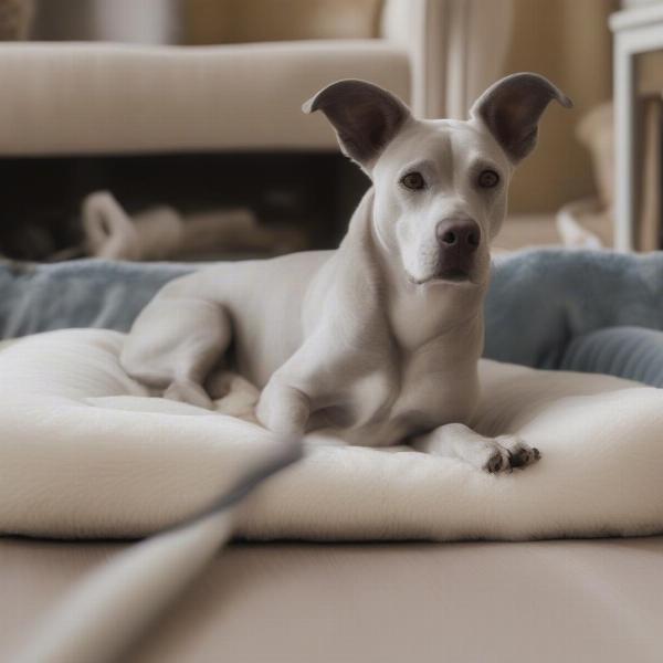 Different types of dog beds for various dog breeds and sleeping styles.