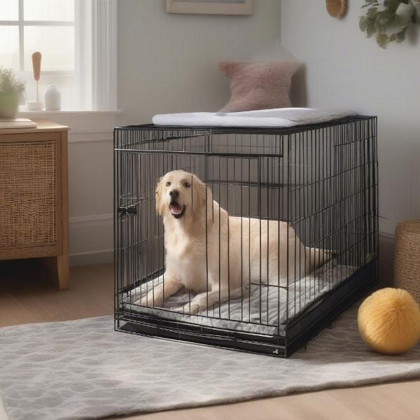 Setting up an XXL Dog Cage