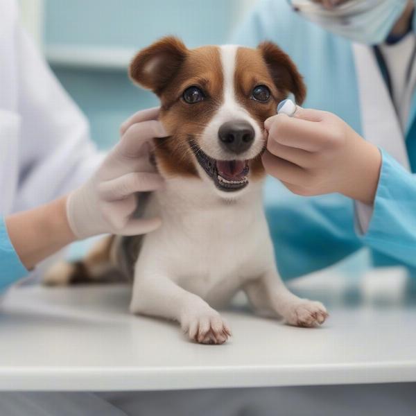 Small Dog Dental Checkup