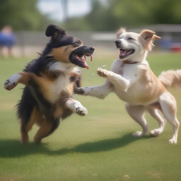 Dogs Playing at Smyrna Dog Park