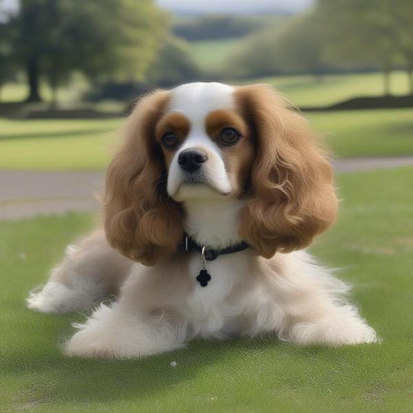 Snobby Dog in Glossop Park