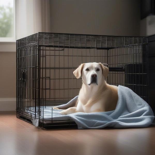 Soundproof Dog Crate for Anxiety Relief