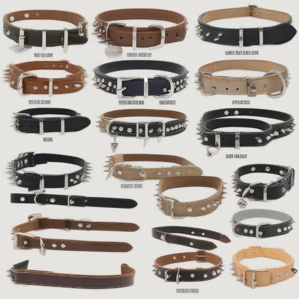 Types of Spike Dog Collars