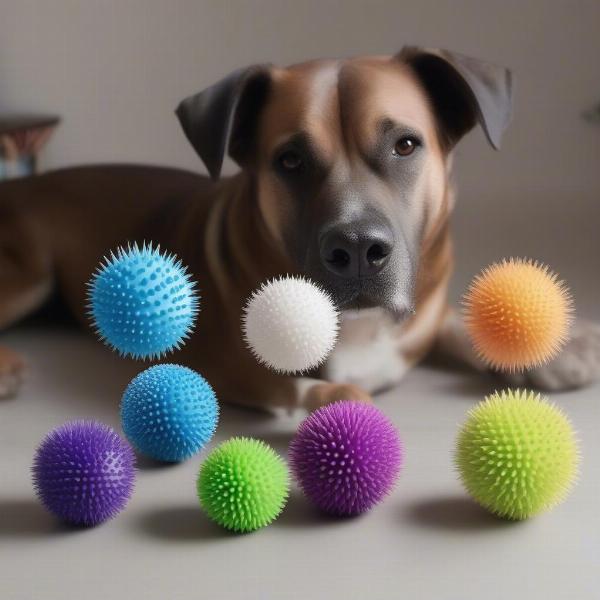 Spiky Dog Ball Sizes