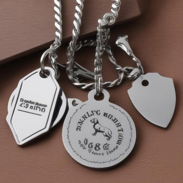 Durable Stainless Steel Dog ID Tags