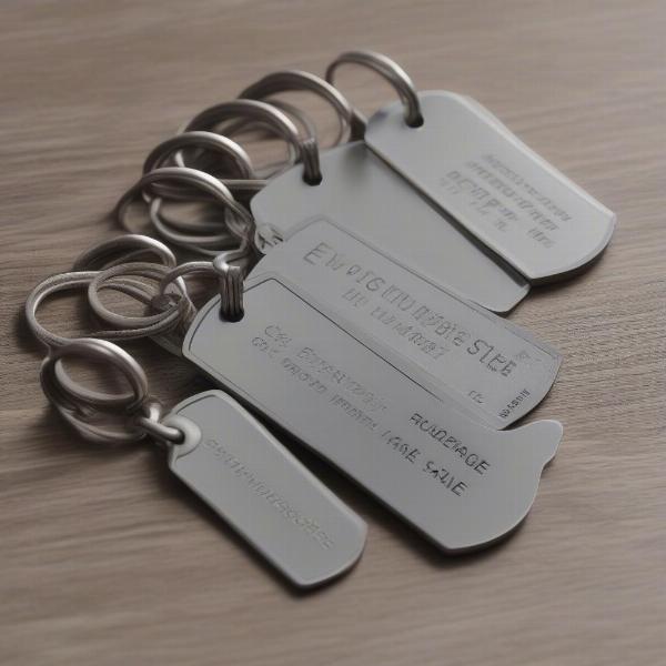 Standard Dog Tag Sizes