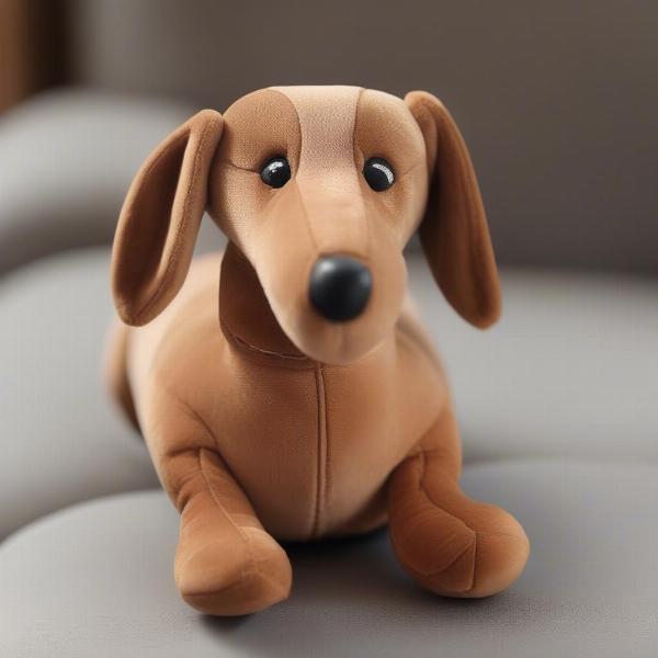 Stuffed Wiener Dog Toy for Senior Dogs