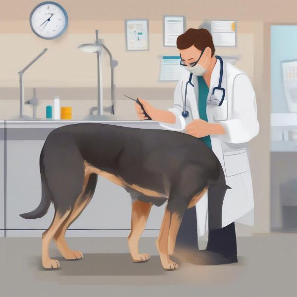 Stumpy Tail Dog Health Checkup