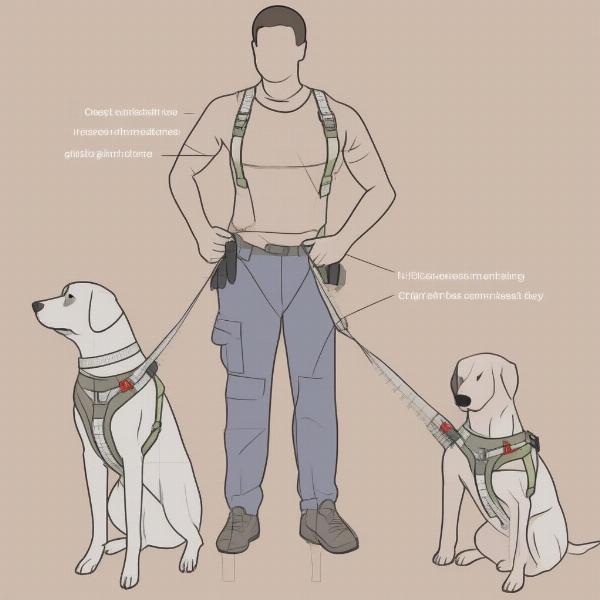 Tactical Dog Harness with Pouches: Proper Sizing