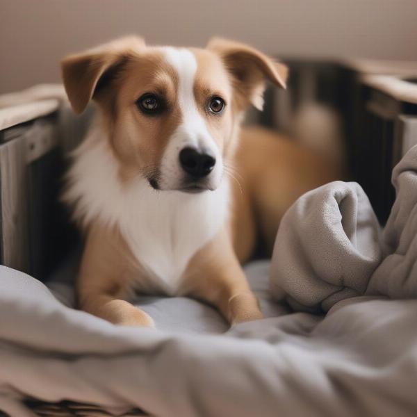 Setting up a large indoor dog crate for success