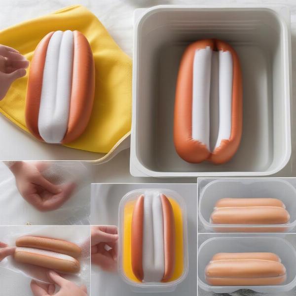 Toddler Hot Dog Costume Care and Storage