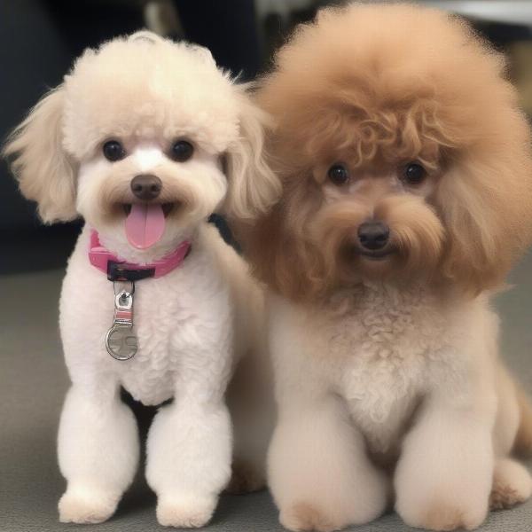 Toy Poodle and Bolognese Comparison