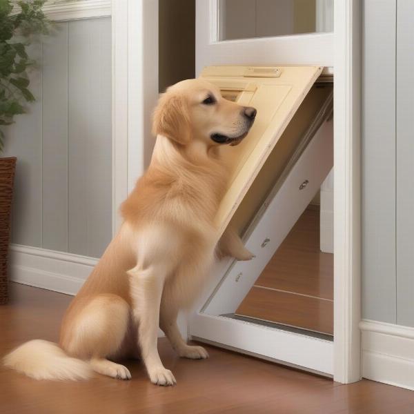 Traditional Flap Dog Door for Dogs