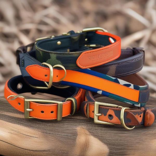 Traditional Hunting Dog Collars for Enhanced Visibility and Control