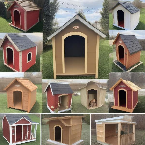 Customizing and decorating a dog house