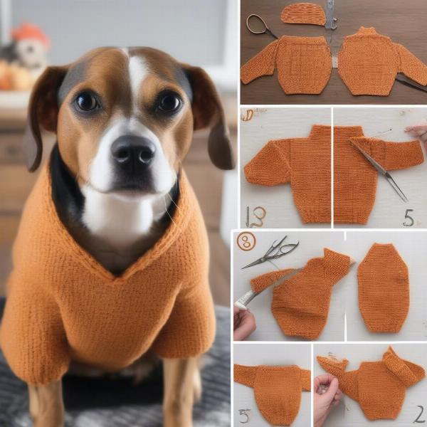 DIY Thanksgiving Dog Sweaters