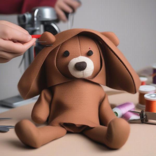 DIY Teddy Bear Dog Costumes