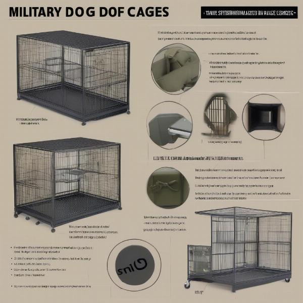 Different Types of Military Dog Cages