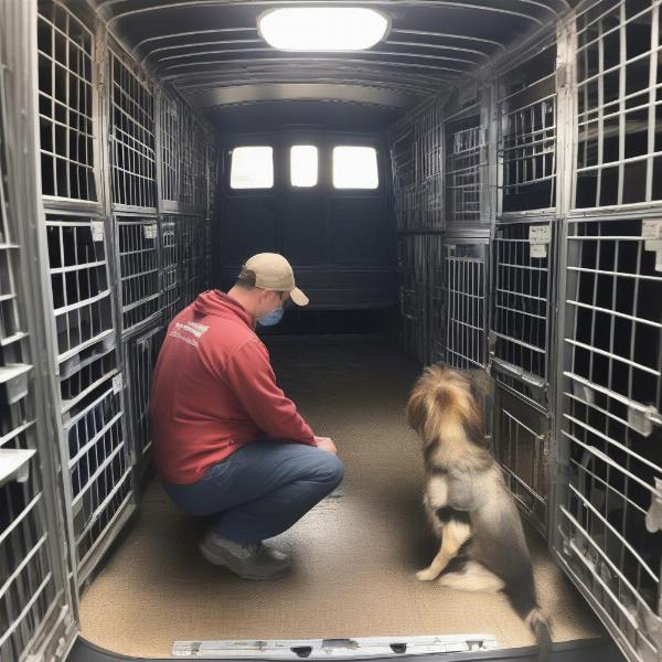 Inspecting a Used Dog Van