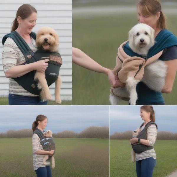 Using a Dog Carrying Sling Safely