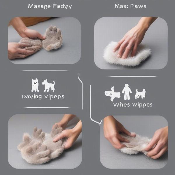 How to Properly Use Dog Paw Wipes on a Dog