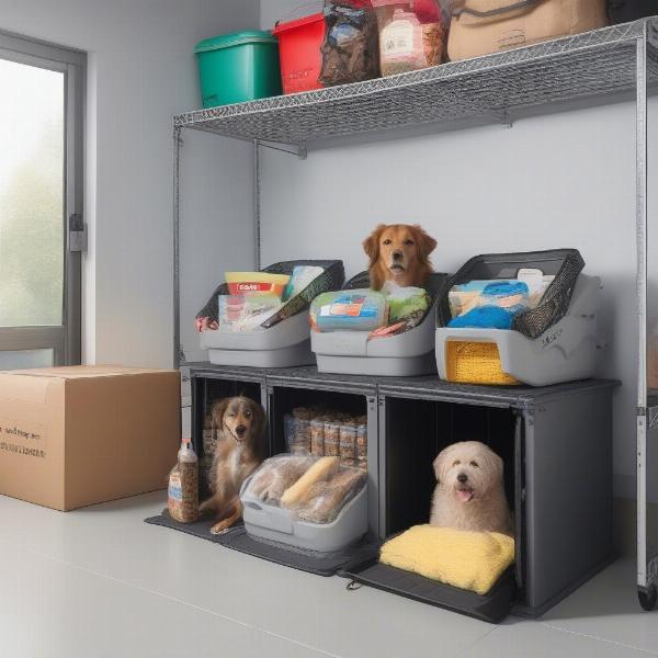 Storing Dog Supplies at Vanguard Self Storage