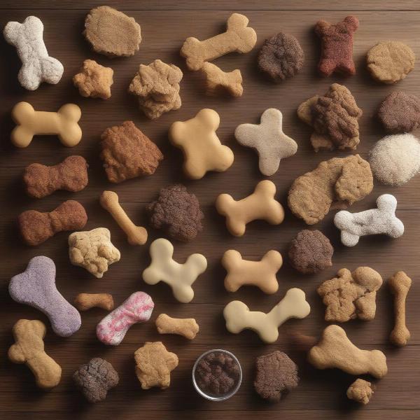 Variety of Homemade Dog Treats