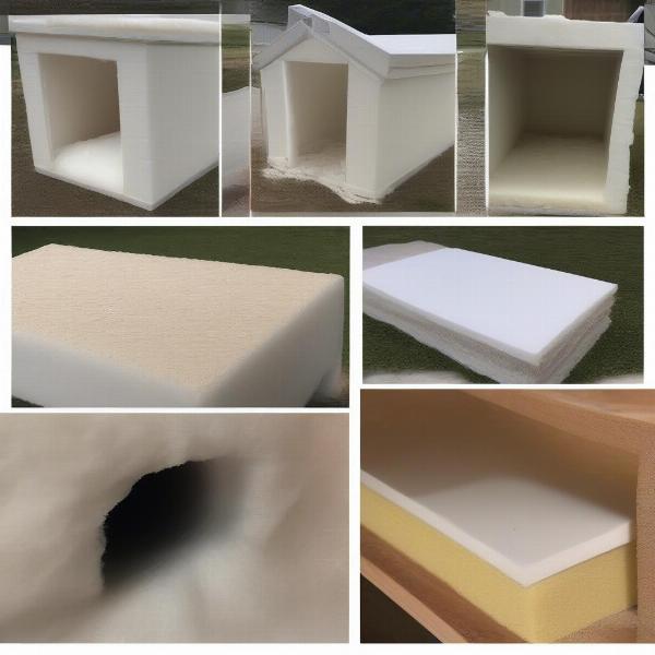 Insulation materials for large dog houses