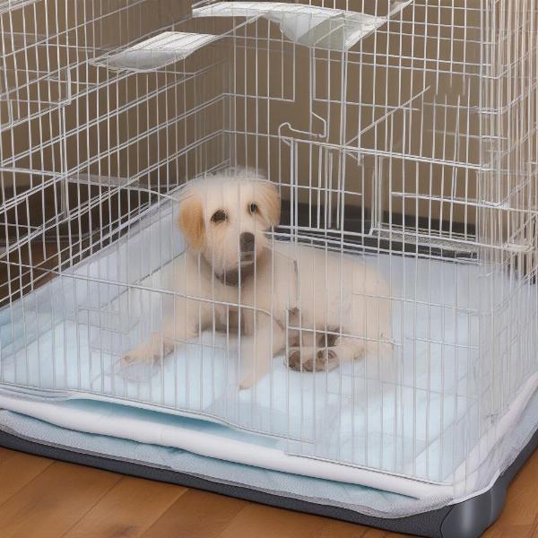 Cleaning Dog Cage Pads