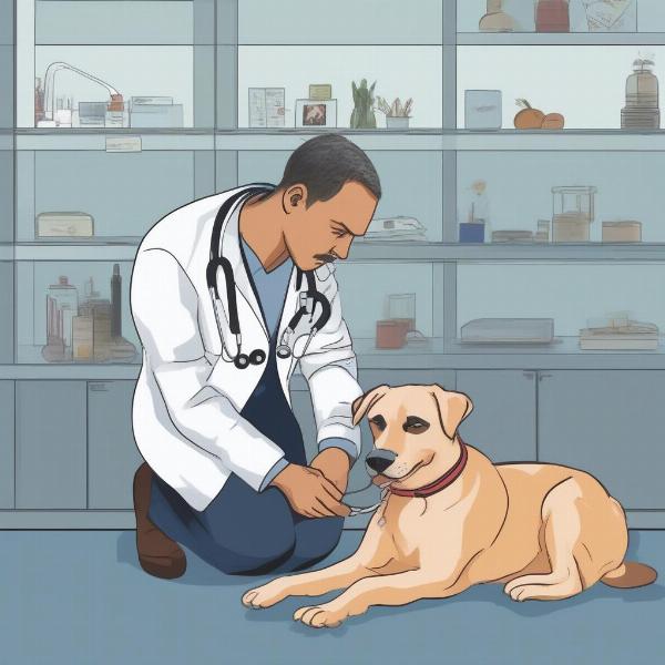 Veterinary Exam Dog