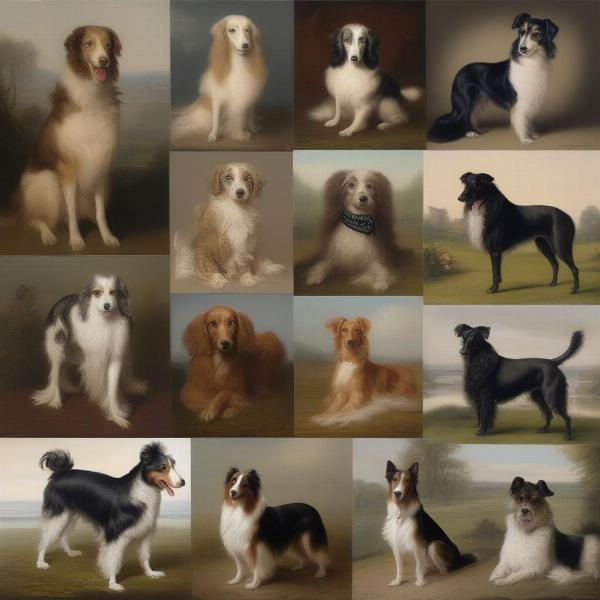 Victorian Dog Breeds in Paintings