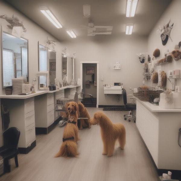 Visiting a Dog Grooming Salon