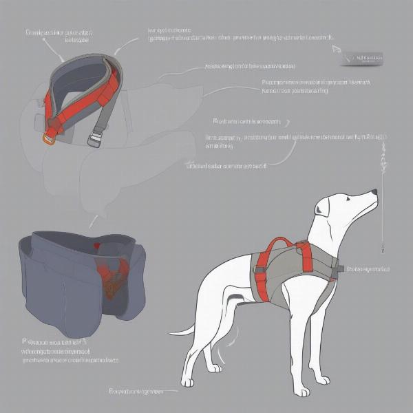 VL Dog Harness Pressure Distribution