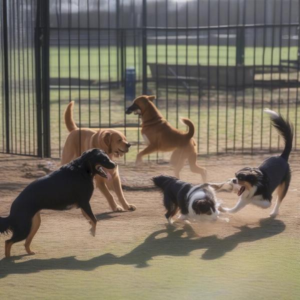 Waukesha Dog Boarding Playtime